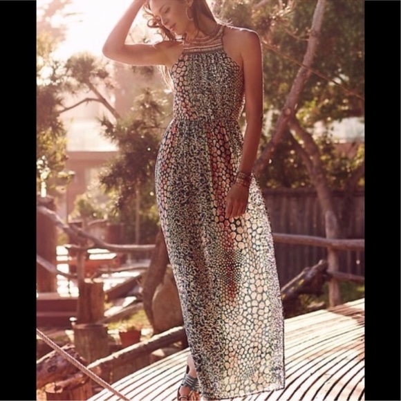 HD in Paris Dresses & Skirts - NWT Anthropologie HD In Paris Mayacamas
Beaded Print Maxi Dress Womens 8